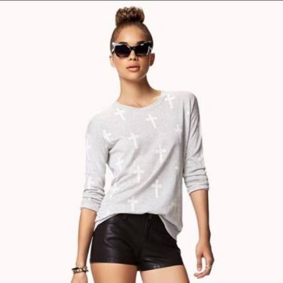 Forever 21 Sweaters - Forever 21 Cross Sweater